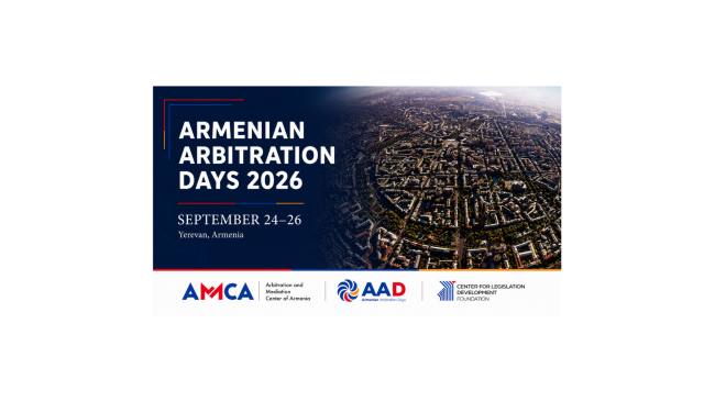ARMENIAN ARBITRATION DAYS 2026